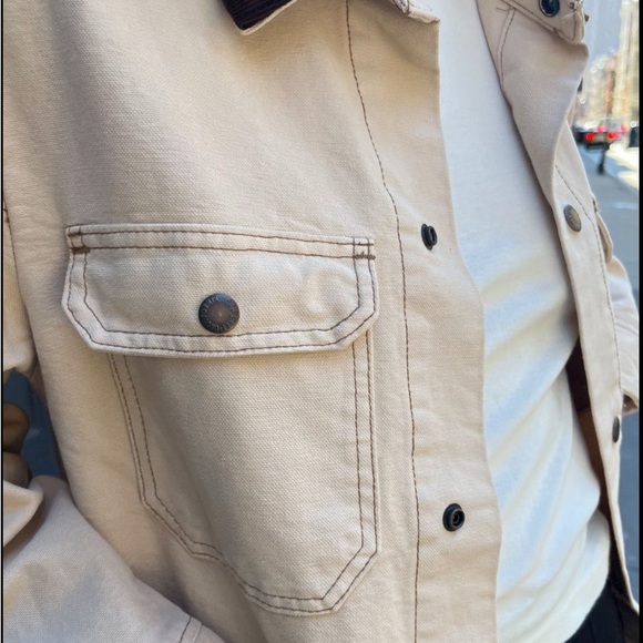 BRANDY MELVILLE Zoe Barn Jacket oversized+OS+Cream - Picture 2 of 3